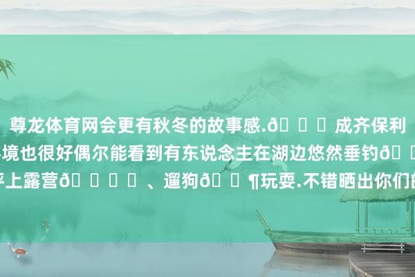 尊龙体育网会更有秋冬的故事感.📍成齐保利狮子湖公园.公园里环境也很好偶尔能看到有东说念主在湖边悠然垂钓🎣还不错在大草坪上露营🏕️、遛狗🐶玩耍.不错晒出你们的氛围感秋日像片哦~.-尊龙凯龙时「中国」官方网站 登录入口