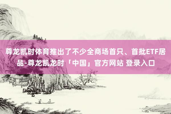 尊龙凯时体育推出了不少全商场首只、首批ETF居品-尊龙凯龙时「中国」官方网站 登录入口